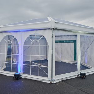 6-ECK PARTYZELT mit Walmdach