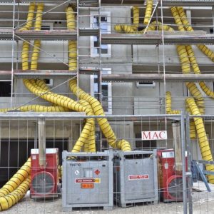 Schläuche zur Zelt- und Baubeheizung